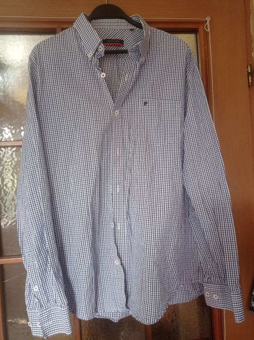 Męska koszula PIERRE CARDIN w drobną kratkę roz.L