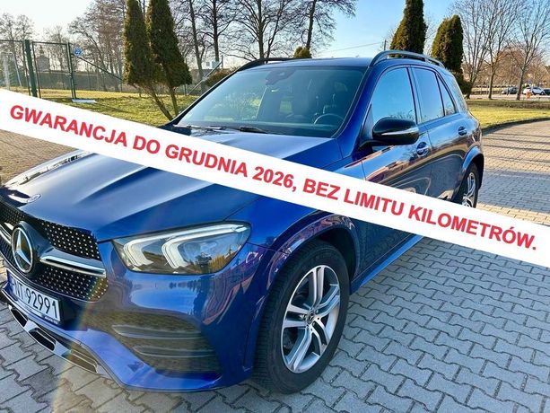 Mercedes-Benz GLE FAKTURA VAT CENA BRUTTO gwarancja do 12.2026 GRATIS opony zima bdb