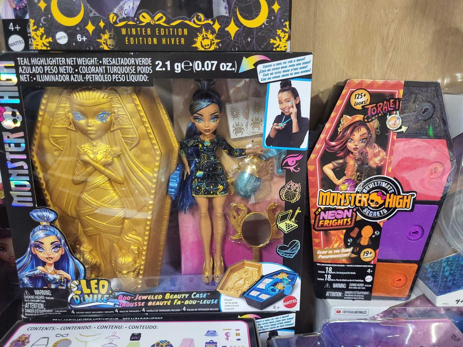 Кукла Монстер Хай Клео Де Нил Monster High Cleo De Nile Золотой кейс