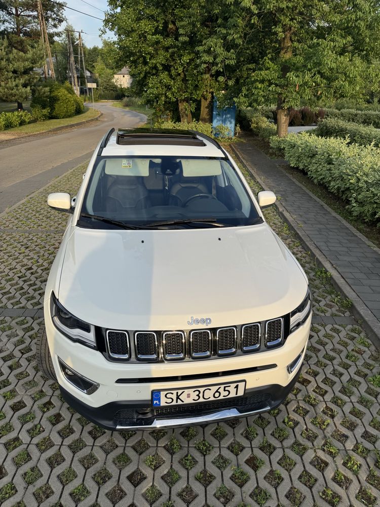 Jeep Compass II, 4x4 Limited, niski przebieg 73tyś, km, super stan