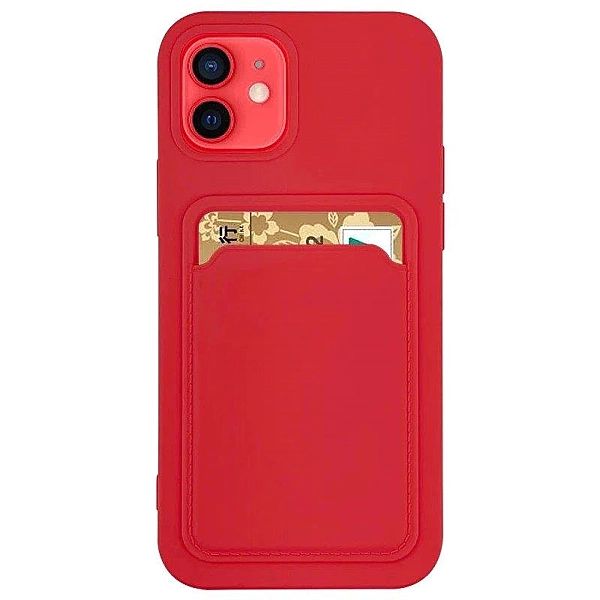 Card Case silikonowe etui portfel z kieszonką na kartę dokumenty do Xi