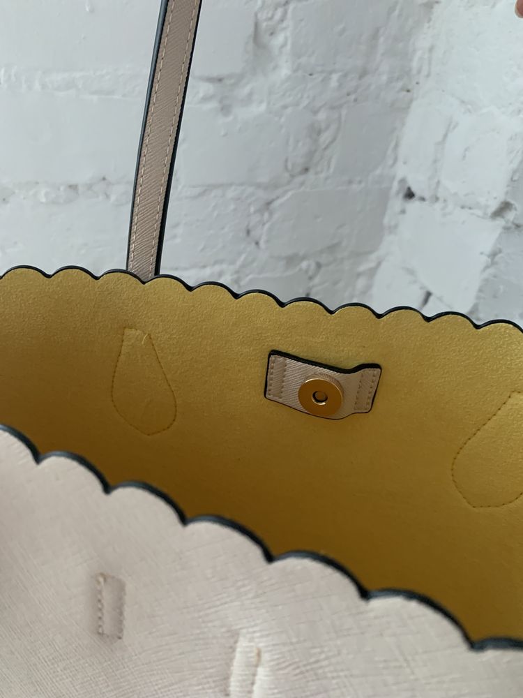 Nowoczesna beżowa torba typu shopper H&M (nowa z metką)
