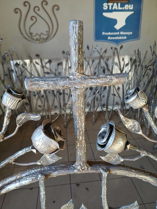 Balustrada kuta , kowalstwo artystyczne