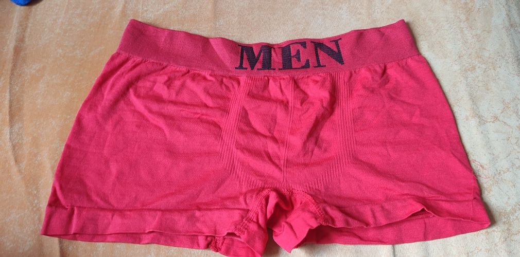 Трусы красные мужские тонкие эротические XL