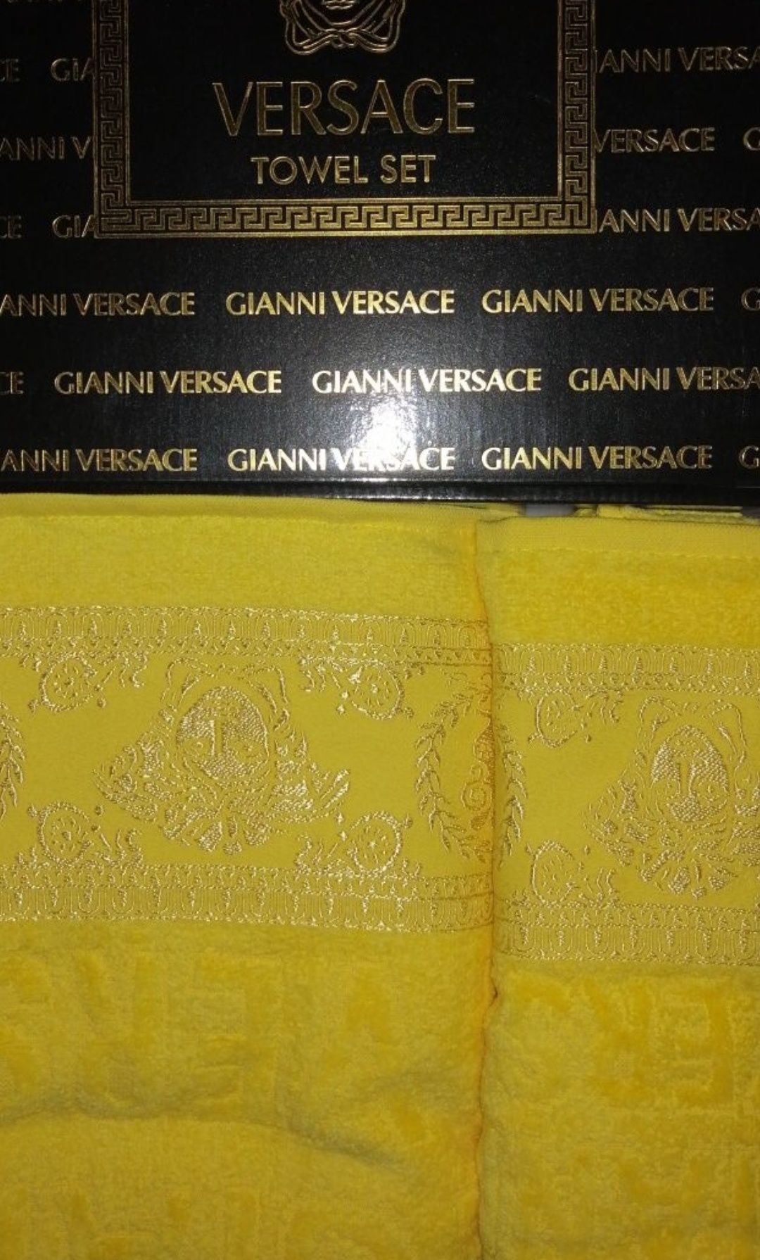 Komplet ręczników Versace Premium 100% bawełna, duży i mały