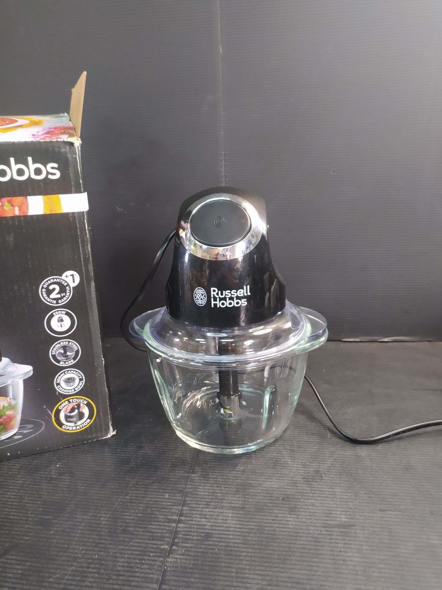 Minirozdrabniacz RUSSELL HOBBS MATTE BLACK 2 4 6 6 2 -5 6