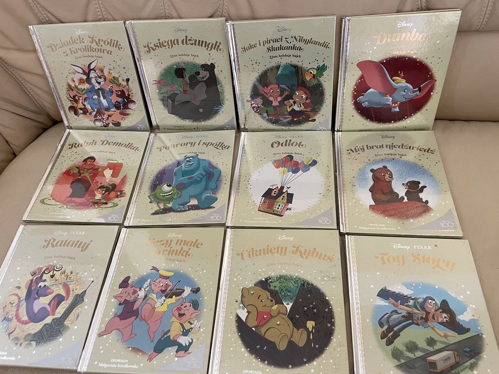 Nowe Złota kolekcja bajek Disney książki Bambi Merida Potwory bajeczki