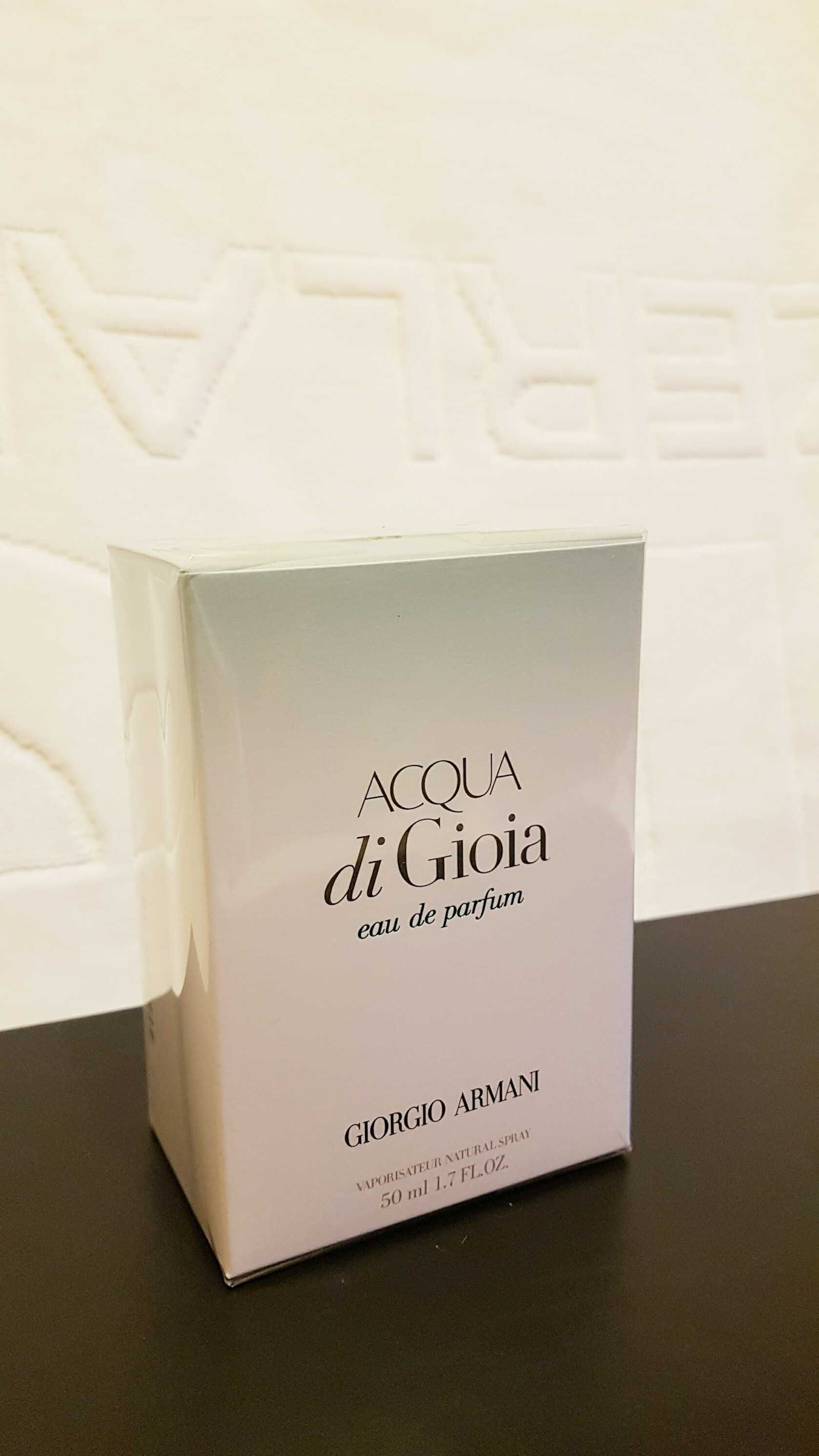 Giorgio Armani Acqua di Gioia 50ml EDP zestaw ręcznik UNIKAT