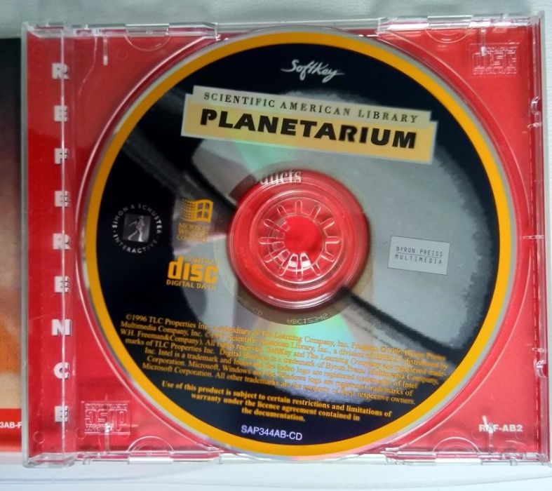 CD Rom Scientific American Library Planetarium