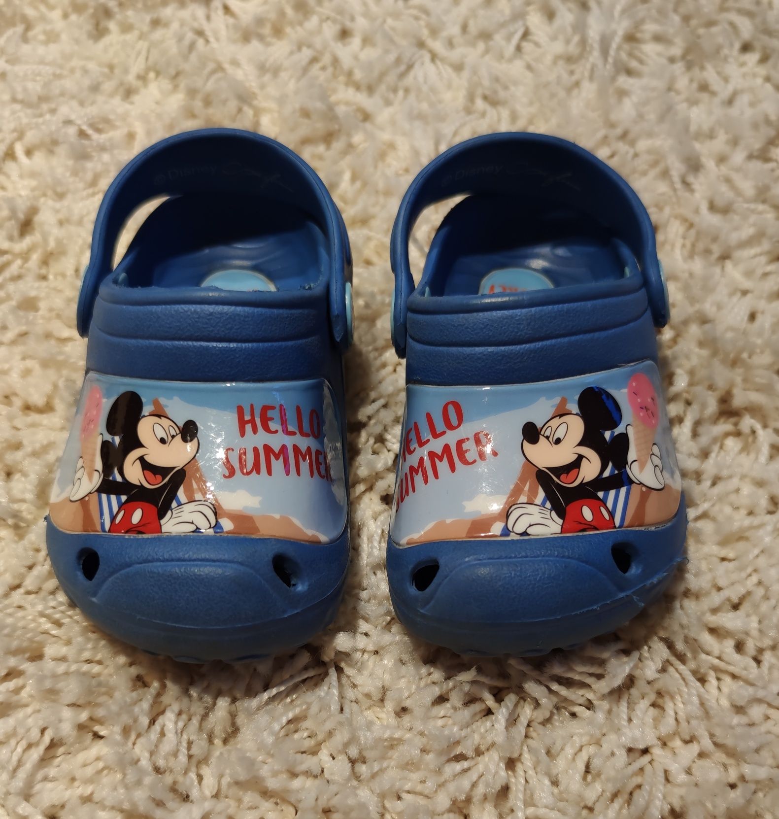 Buty dziecięce typu crocs z Myszką Miki, rozm. 21