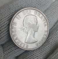 Srebrna moneta Dolar kanadyjski 1959