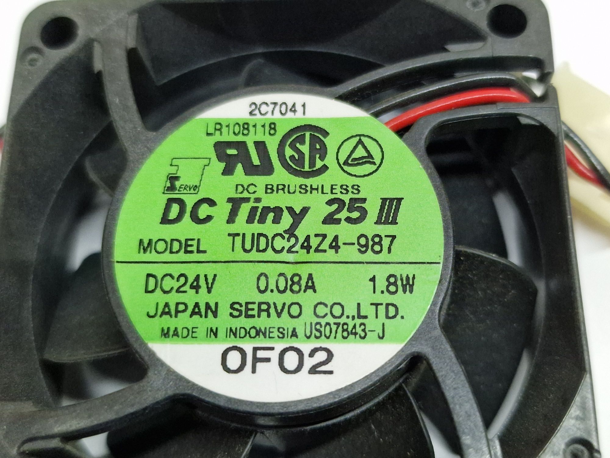 #151   Wentylator TUDC24Z4 24V 0.08A 1.8W