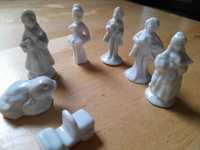 Komplet figurek porcelanowych 7 sztuk