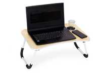 Podstawka pod laptopa 60x40 cm, Składana podstawka pod laptop USB LED