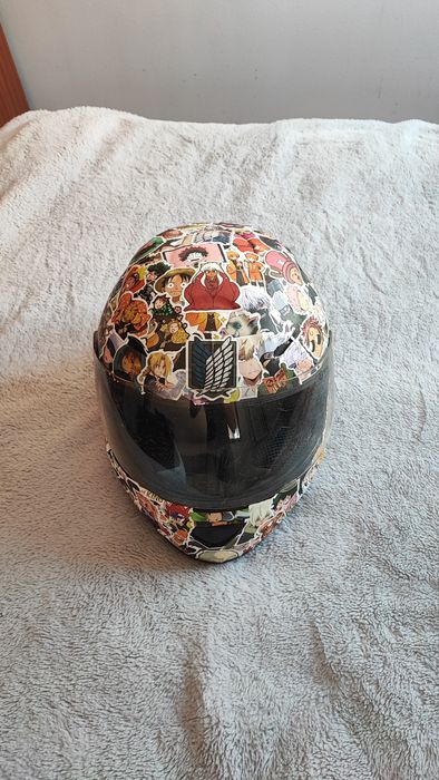 Capacete de mota HAISEN StickerBomb anime