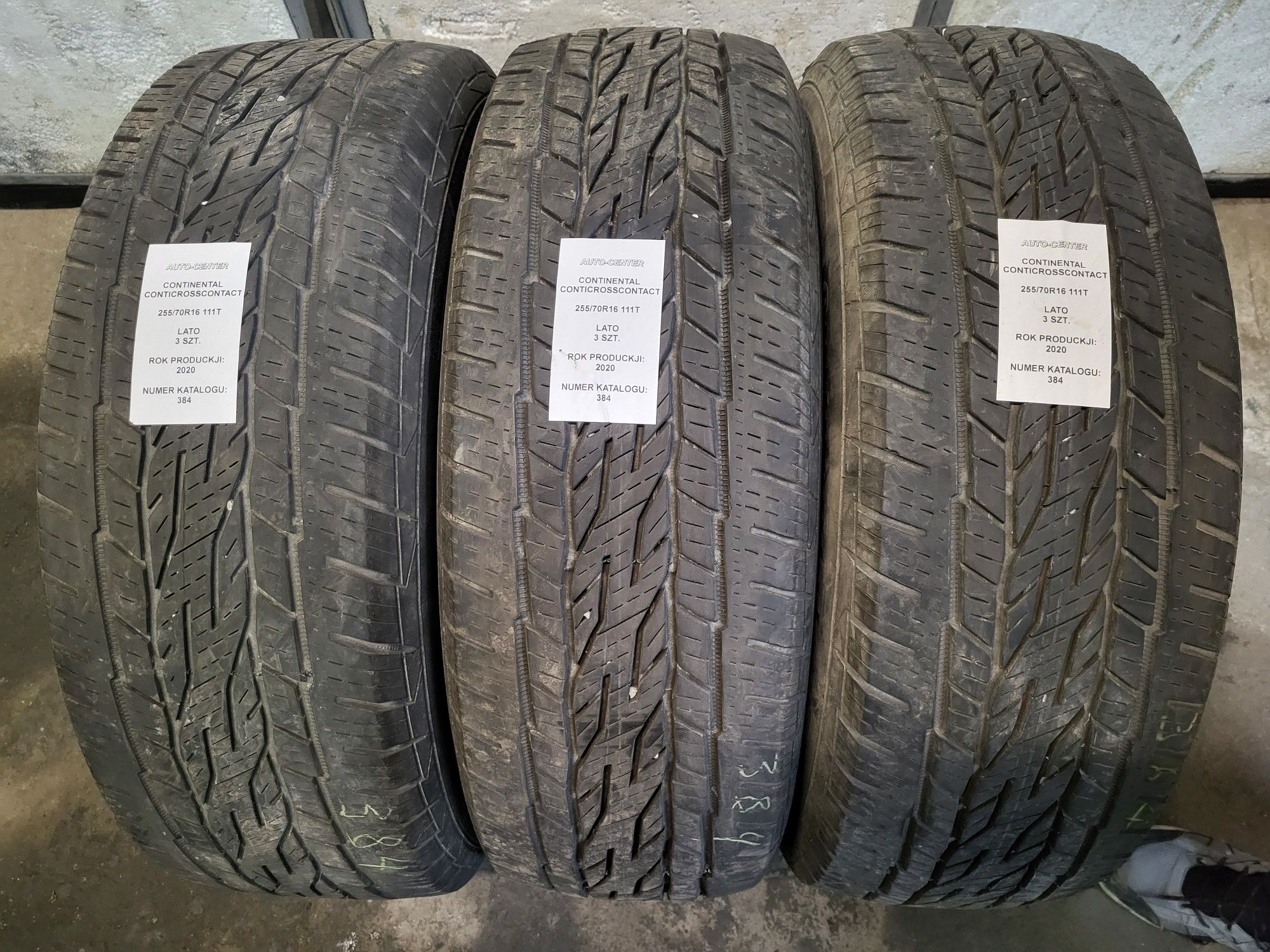 Opony Letnie 255/70R16 111T Continental ContiCrossContact 3 szt Lato