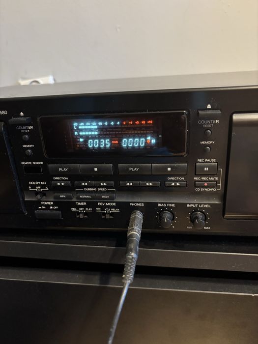 Magnetofon dwukasetowy Auto reverese deck Denon DRW-580
