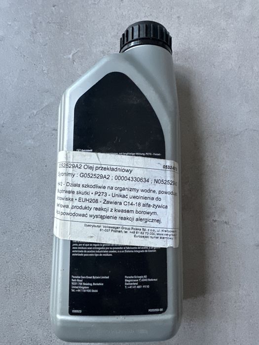 G052529A2 Porsche Audi olej do skrzyni biegow