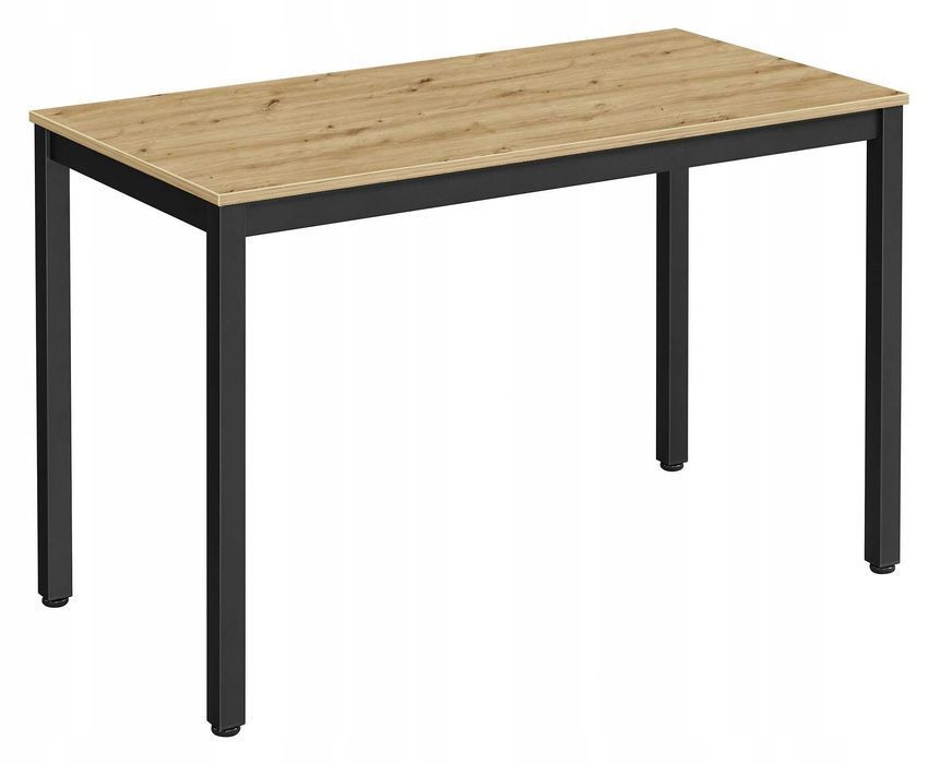 NOWY Stół z Krzesłami Czarny Loft do Kuchni Salonu Jadalni Drewniany