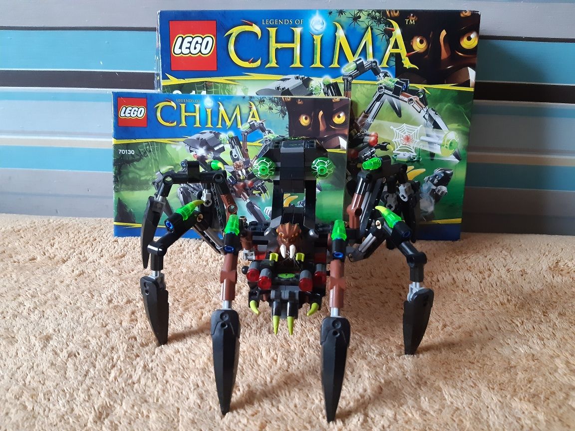 LEGO Chima 70130-Pajęczy Ścigacz Sparratusa! KOMPLETNY!! STAN IDEALNY!