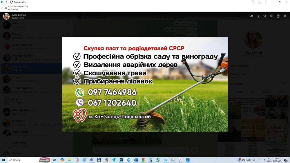 Оренда Подрібнювача гілок в щепу, щепореза