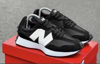 Кросівки чоловічі New Balance 327 Black White.