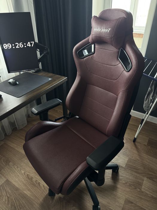 Комп'ютерне крісло для геймера Anda Seat Kaiser 2 XL black/maroon