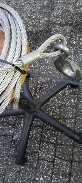 lina stalowa 12mm długość 17 metrów