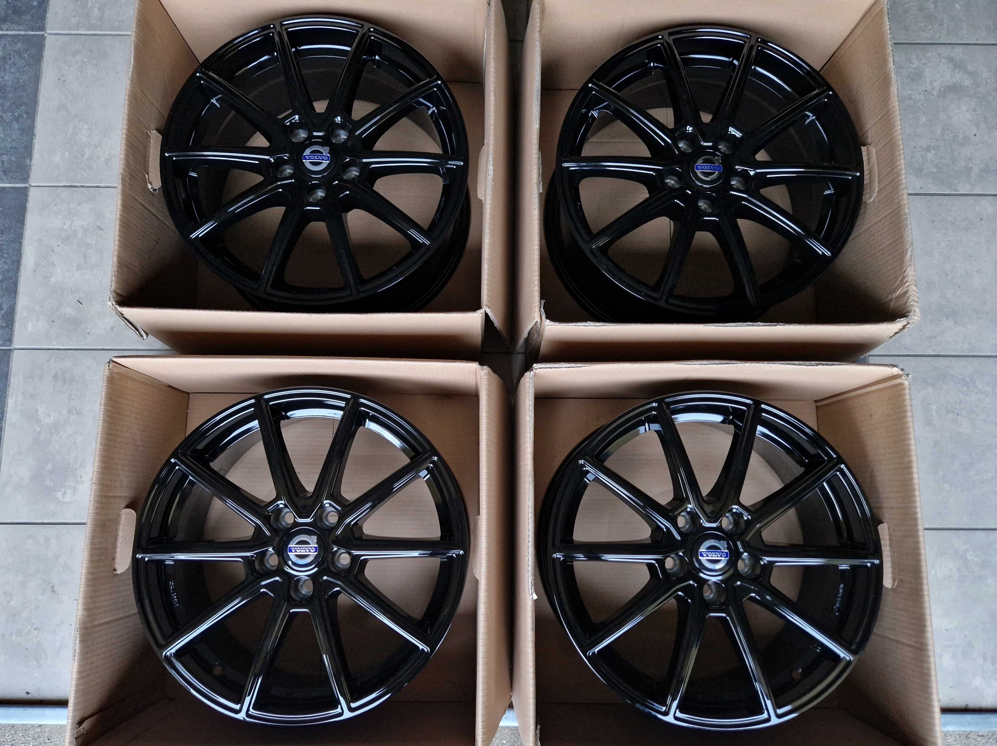 Alufelgi 17 5x108 Volvo S40 S60 V40 V60 V70 V90 XC40 XC60 Czarne 700#