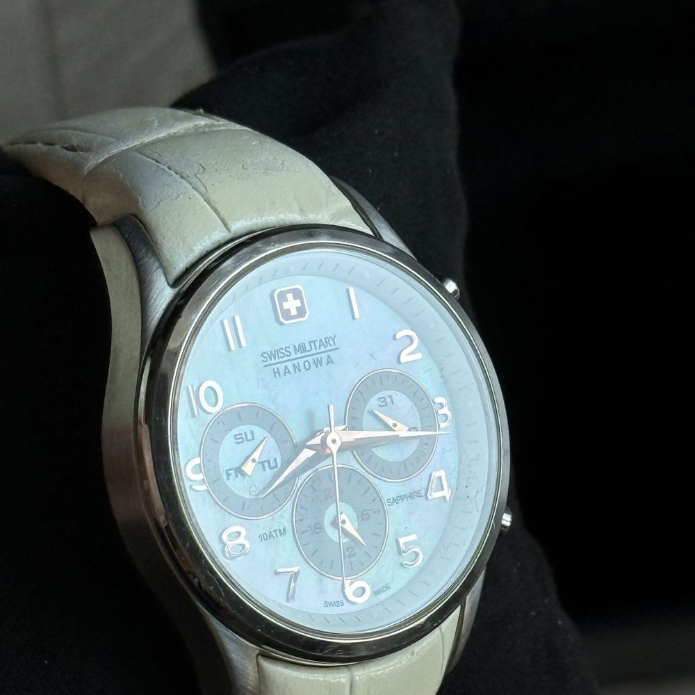 Zegarek szwajcarski chronograficzny Swiss Military Hanowa szafir