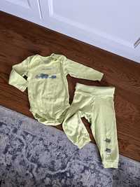Piżama dla niemowlaka 74-80 Body z długimi rekawami i spodenki