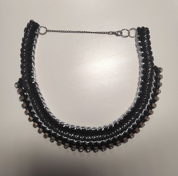 Красивое украшение на шею, колье, намисто, буси,силянка ручної роботи