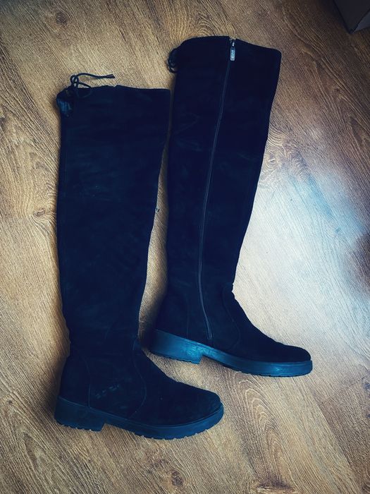 Натуральні зимові ботфорти
