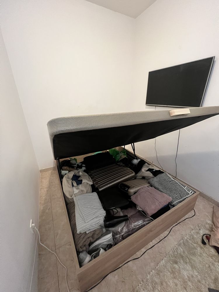 Cama casal elevatória
