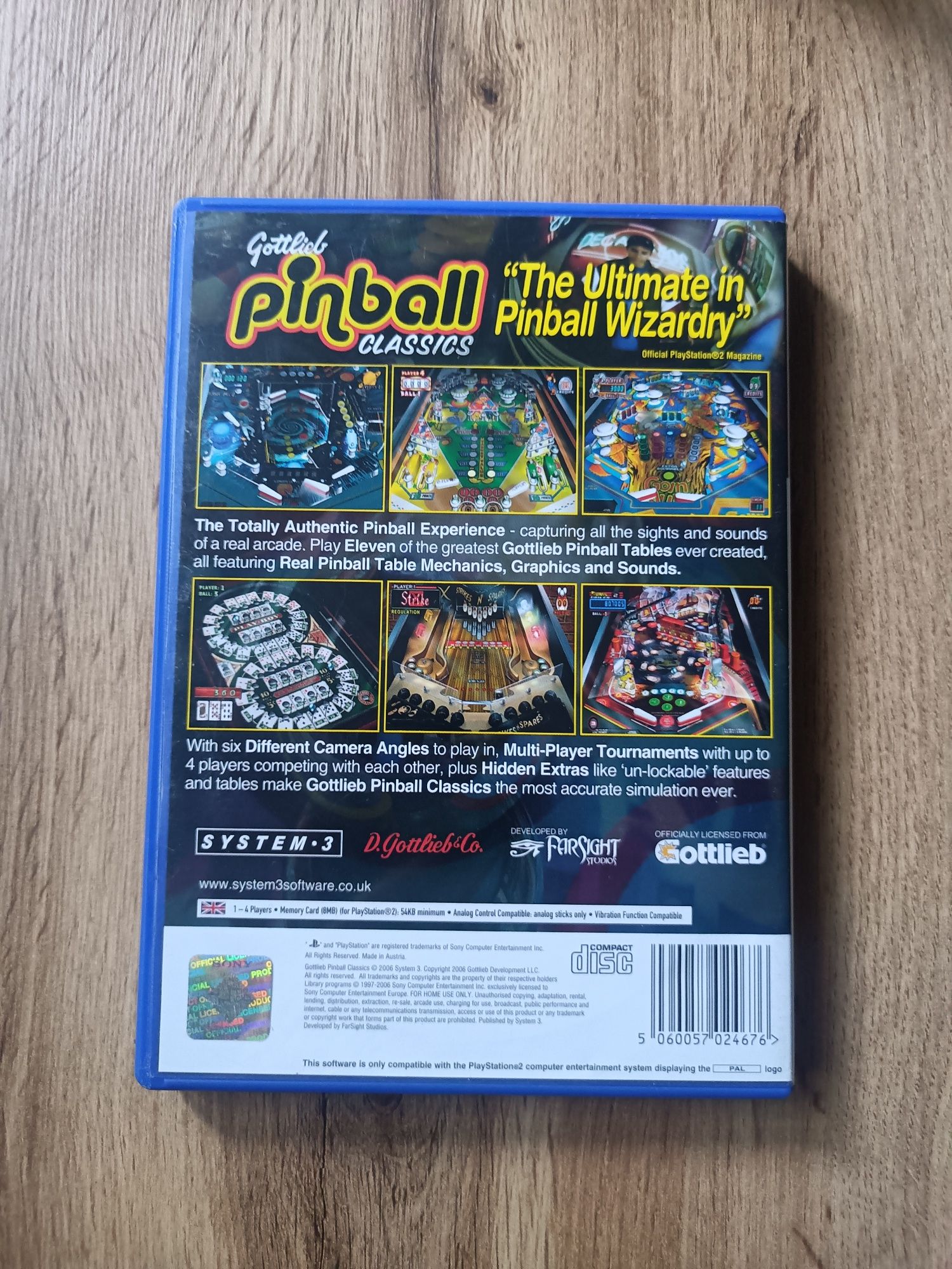 Gottlieb Pinball Classics PS2
