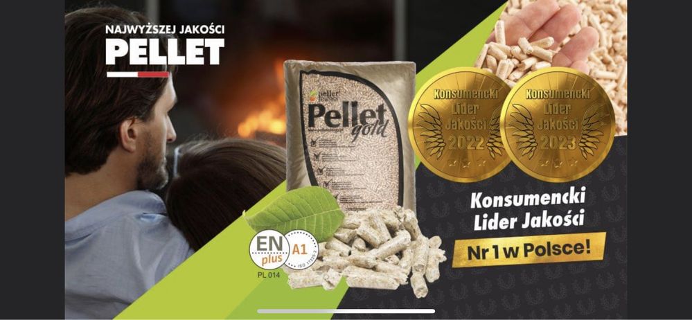 Pellet GOLD Certyfikat A1 PELET dostawa rozładunek