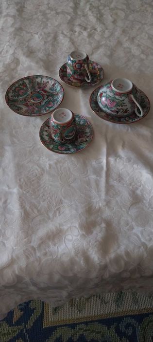 Chávenas de porcelana chinesa