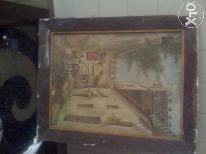 Quadro G. Neves pintado