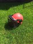 Kask ochronny do koszenia trawy + słuchawki przyłbica