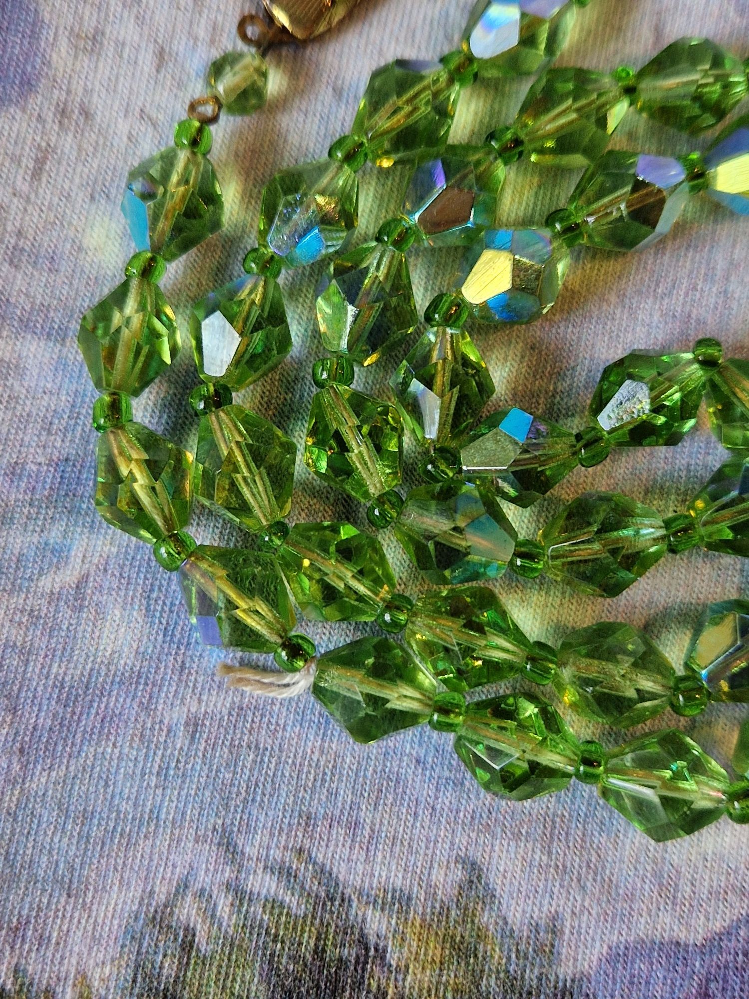 Naszyjnik Jablonex PRL vintage aurora