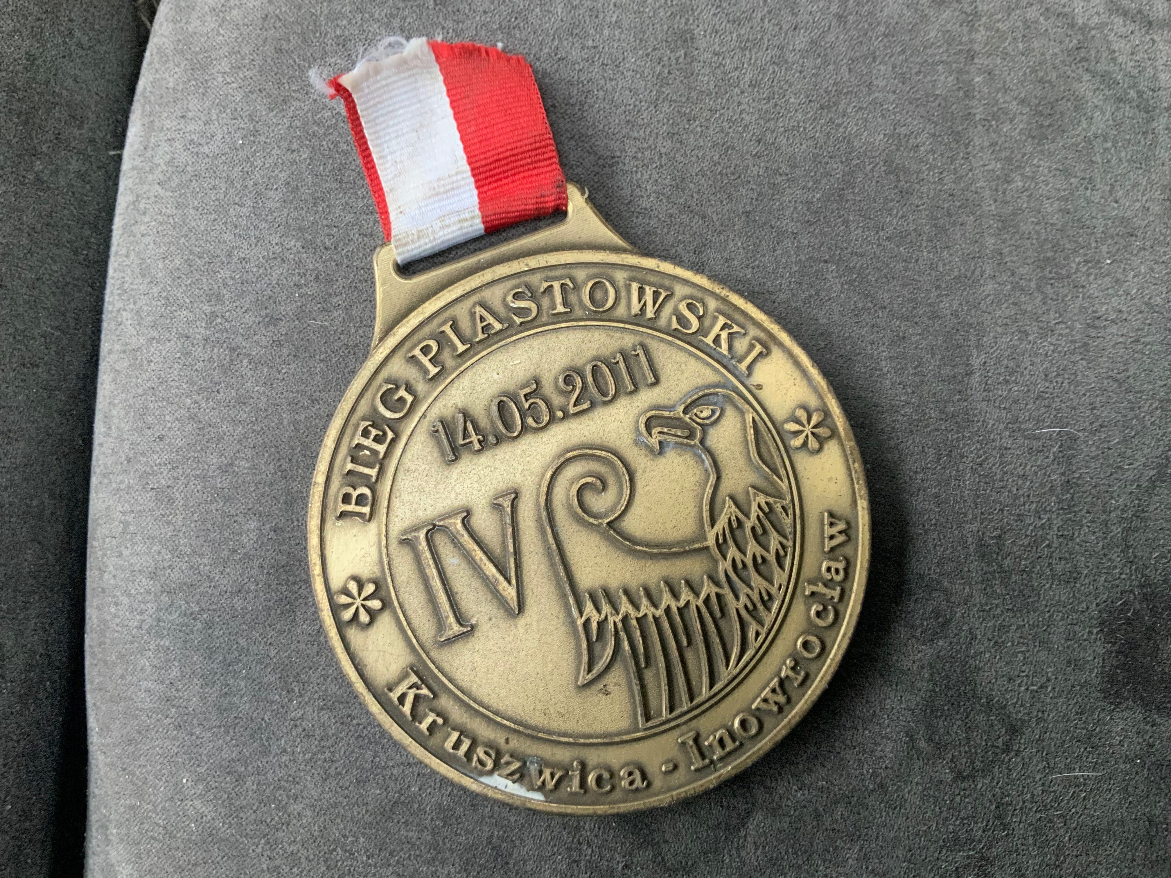 Medal pamiątkowy  14.05.2011 Bieg Piastowski IV