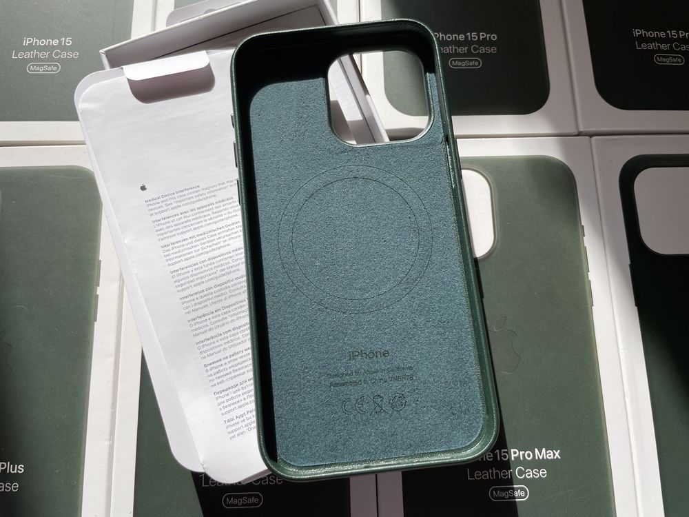 Capa MagSafe iPhone 15 Pro/Plus\Max Pele - Verde -