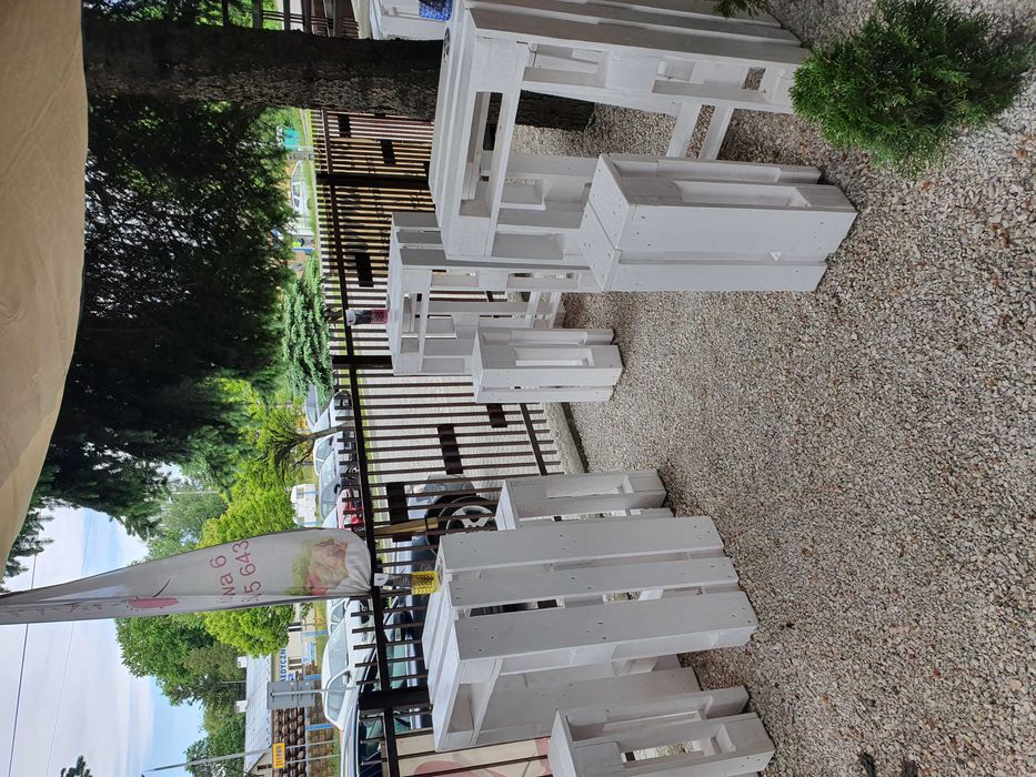 Meble z palet. Meble paletowe . BOX ogrodzeniowy , ogródkowy na kwiaty