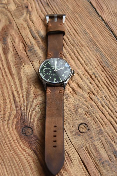 Zegarek radziecki AVIATOR molnia 3602 - idealny - nowy koperta 4,5 cm