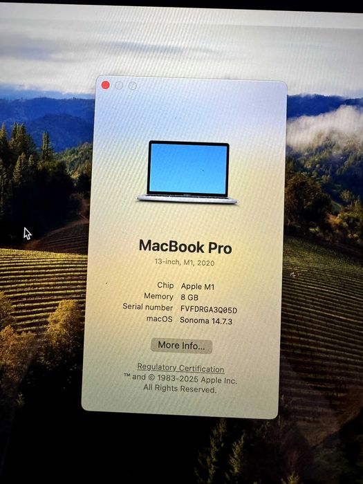 MacBook Pro 13-inch, M1, 2020