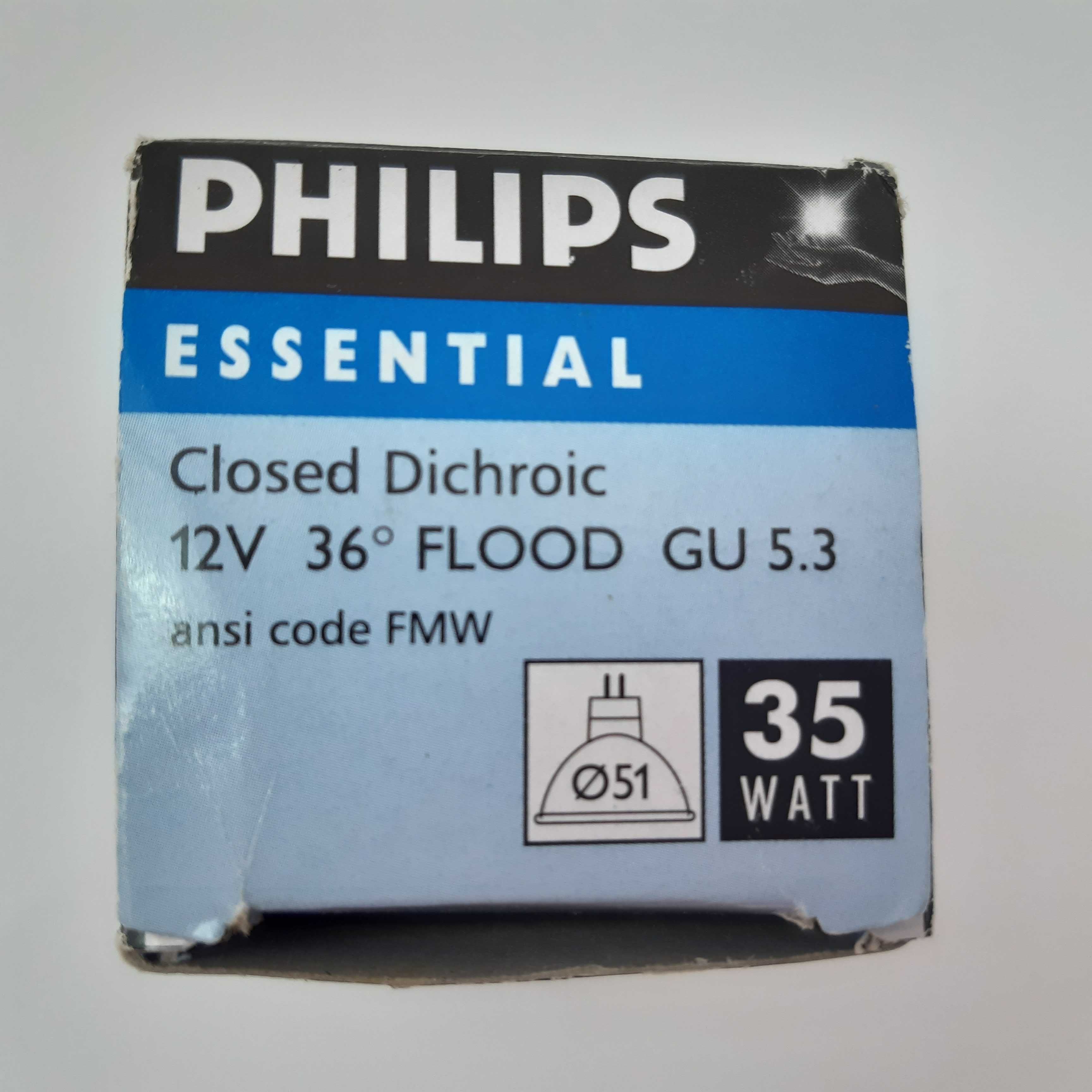 Żarówka halogenowūa Philips essential 12 V 36 st. Flood GU 5,3