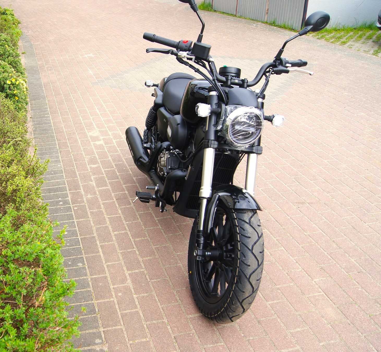 QJ motor SRV 12 V-twin na prawko B  125 cc Reda Słupsk Puck + gratisy