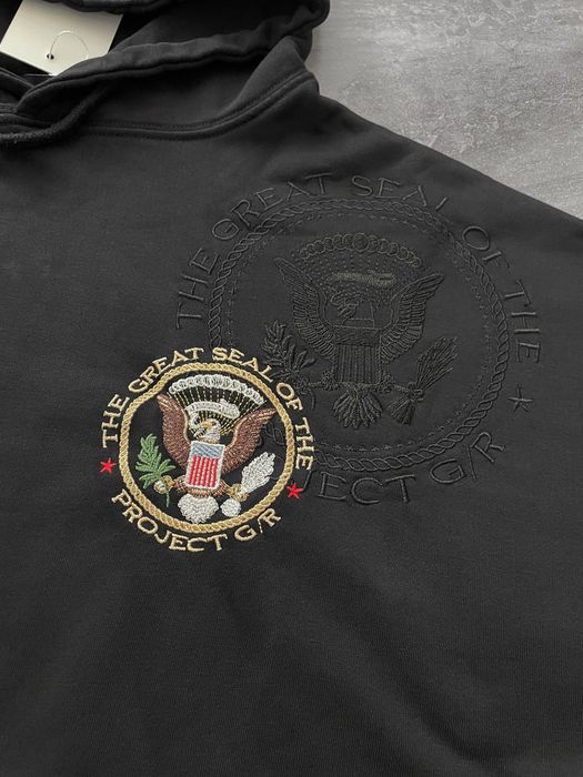 Худі Project G/R чорного кольору оверсайз