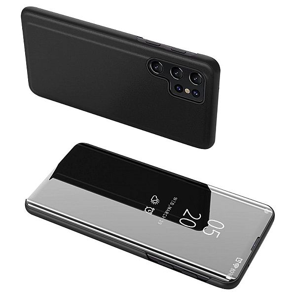 Clear View Case etui do Samsung Galaxy S23 Ultra pokrowiec z klapką cz