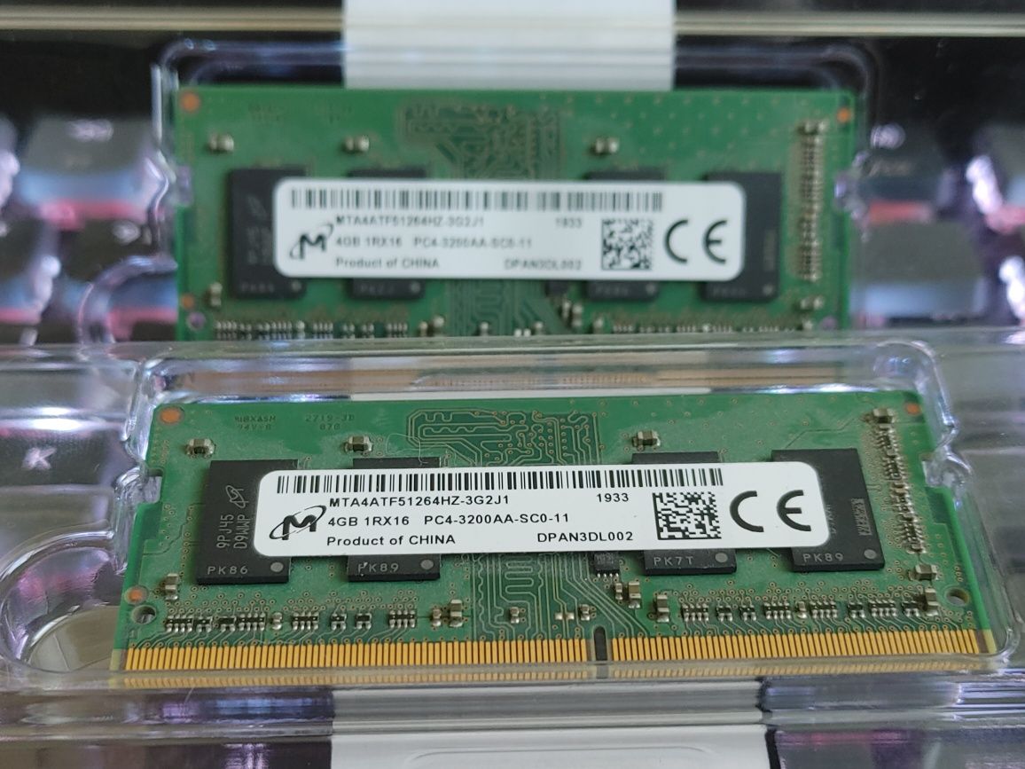 Ddr4 4gb x2 (dual) Оперативна пам'ять ноутбука
